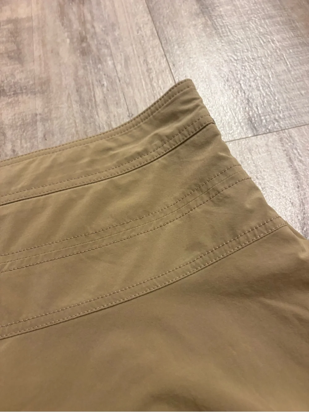 Athleta Khaki Sport Skirt/Skort Tan 10